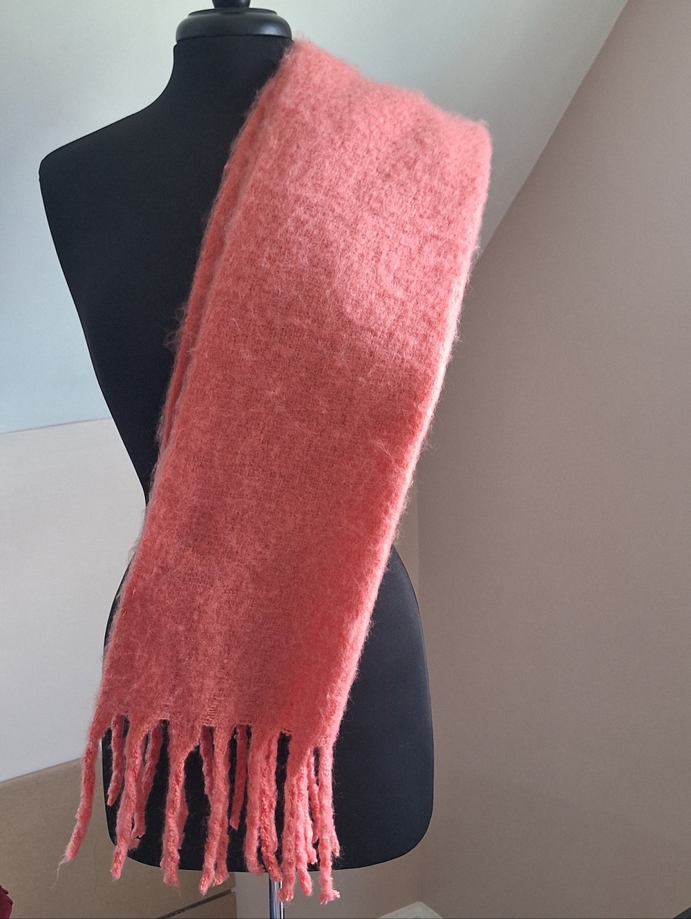 Modena New York Blanket Scarf Peach Color